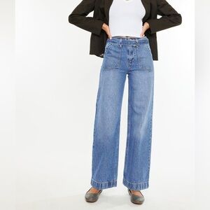 KanCan Blue Wide Leg Jeans